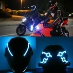 Motorcycle Helmet Light LED DIY Helmet LED Light Motorbike Reflective Strips