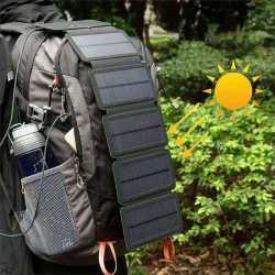 Monocrystalline Silicon Portable Folding Solar Charging Version