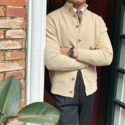 Warm Single Breasted Knitted Cardigan Jacket