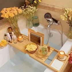 Retractable Bathtub Tray