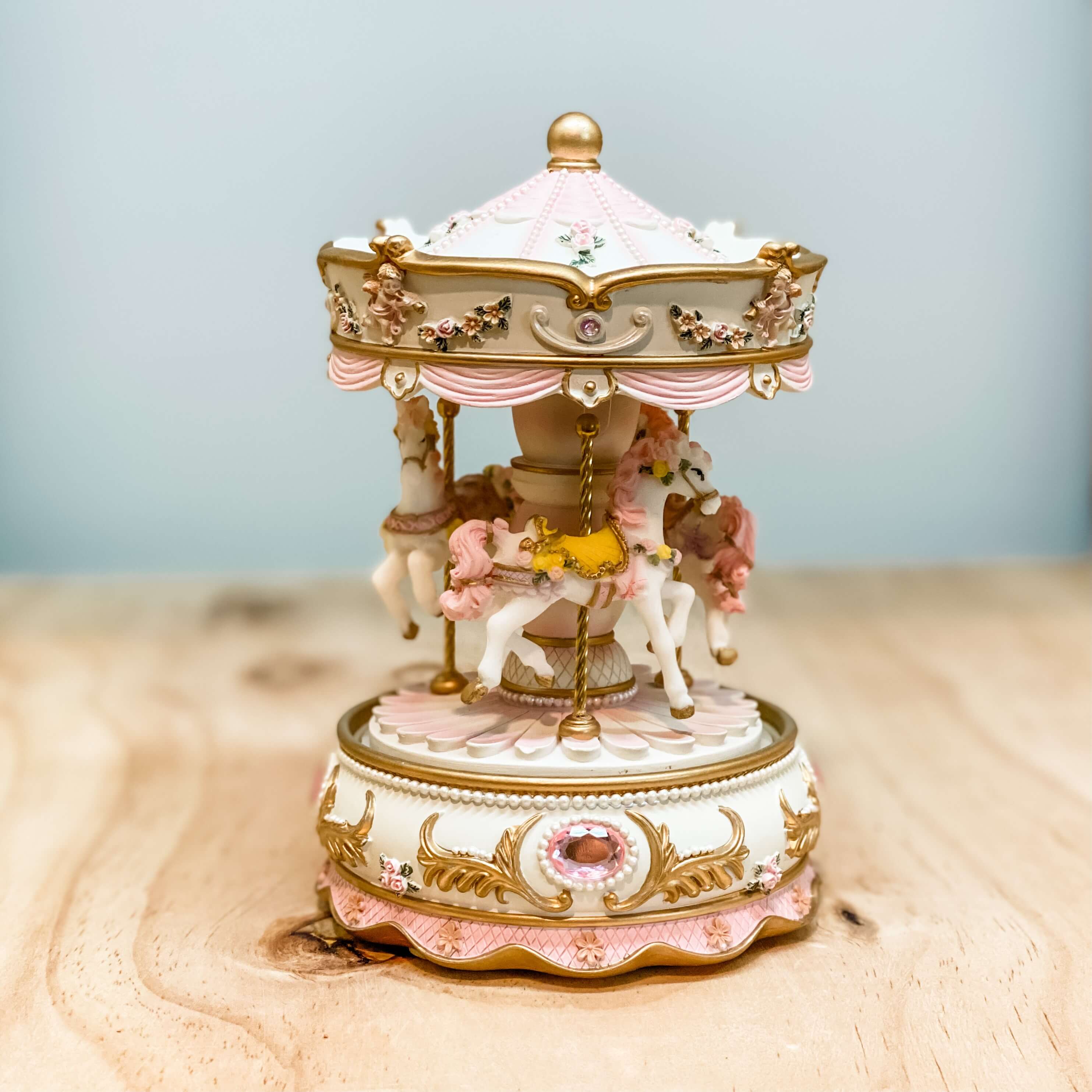 Musical Carousel Pink | Nursery Products | Gift Tree NZ