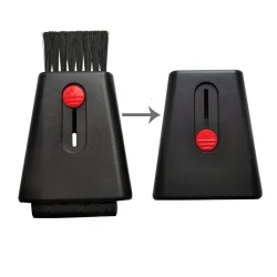 Retractable Air Vent and Keyboard Cleaning Brush