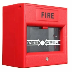 Emergency Fire Alarm with Wired Security Break Glass Button