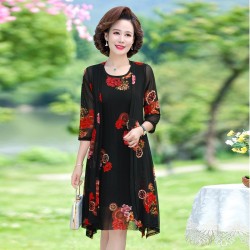 Women’s floral print Two Piece Dress