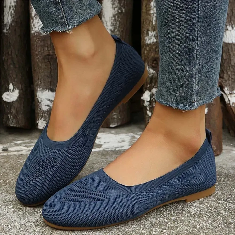 Women's Woven Breathable Flat Orthopaedic Shoes