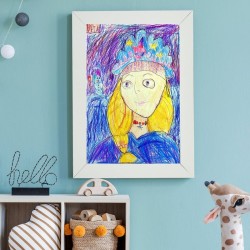 🎨✨Transform Your Kid's Drawing into a Work of Art