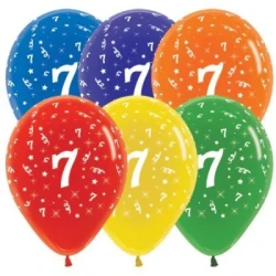 Balloons Age 7 Jewel Crystal Assortment  - Pack of 25