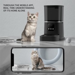 Automatic Pet Feeding Food Dispenser With WiFi Pet Bowl