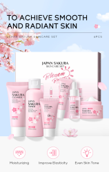 Skin Care Set JAPAN SAKURA Women Beauty