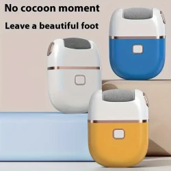 1pc Rechargeable Electric Foot Grinder with Three Replaceable Grinding Heads