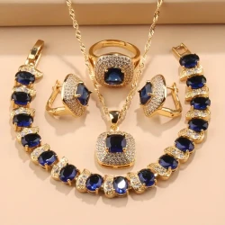 Elegant French-Style 5-Piece Jewelry Set