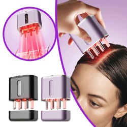 HornGlow Red Light Scalp Therapy Comb: Portable Growth & Oil Dispenser