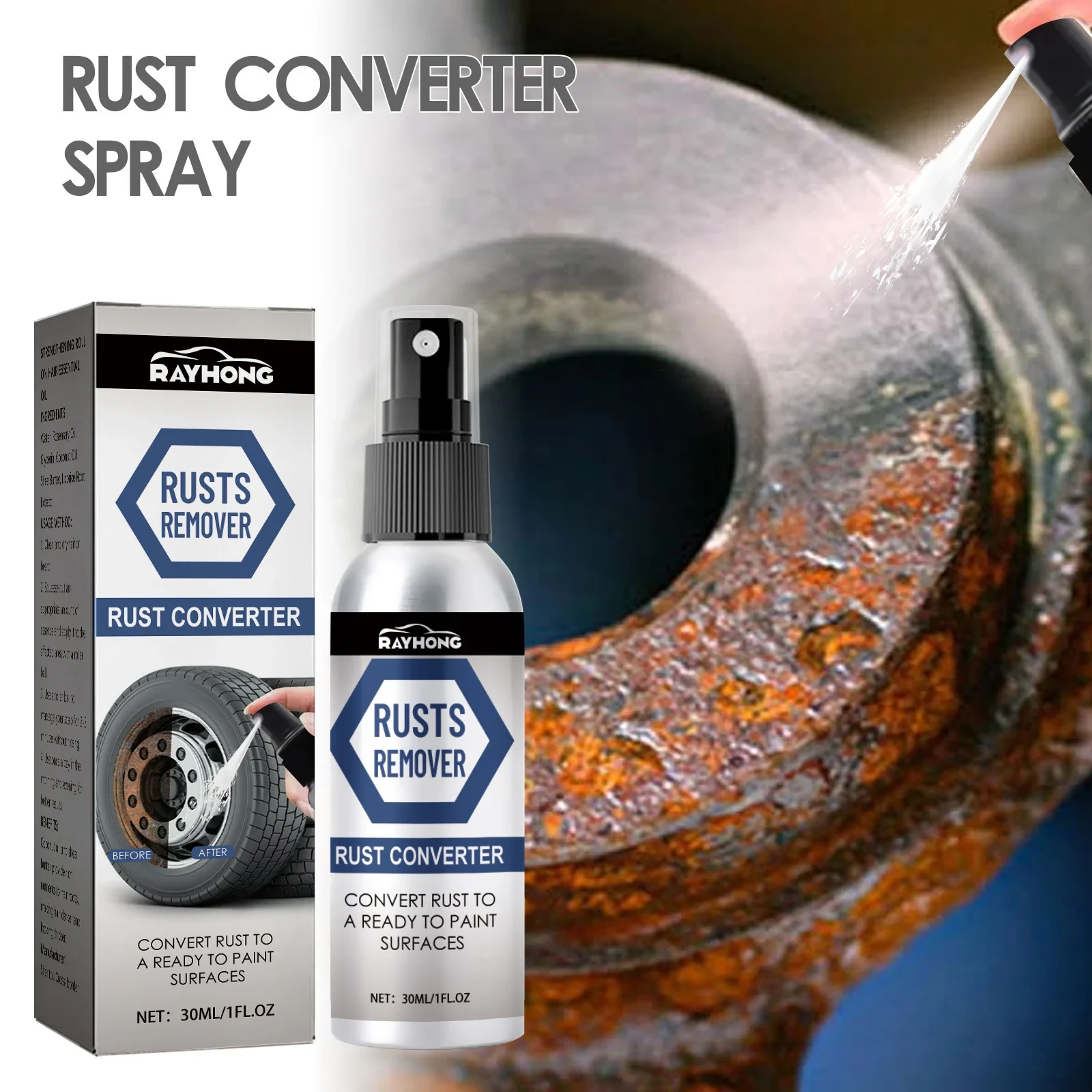 Rayhong™ rusts converter spray