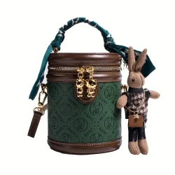 Mini Bear Cylinder Handbag