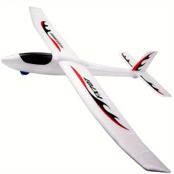 FX707S Hand Launch Glider Plane - Soft Foam DIY Airplane Model for Halloween & Christmas Gifts