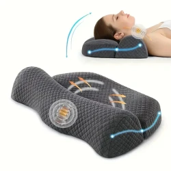 Ergonomic Memory Foam Neck Pillow