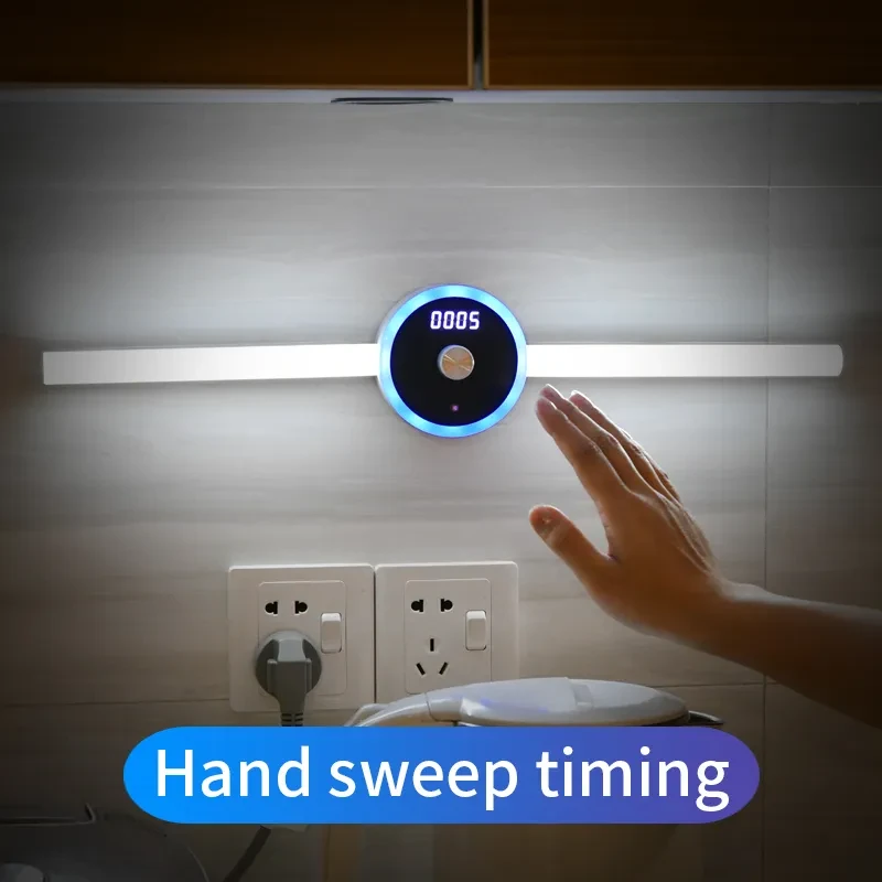 Smart Cabinet Light Clock Timing Sensor Light