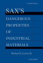 Sax's Dangerous Properties of Industrial Materials, 5 Volume Set