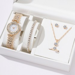 Glamour Radiance Luxury Quartz Watch Set