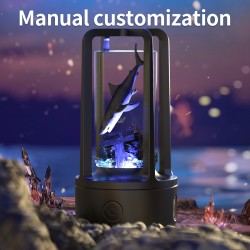 CrystalSound DIY 2-in-1 Bluetooth Speaker and Resin Night Light