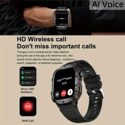 Smart Watch For Men, 4.98cm Full Touch Screen