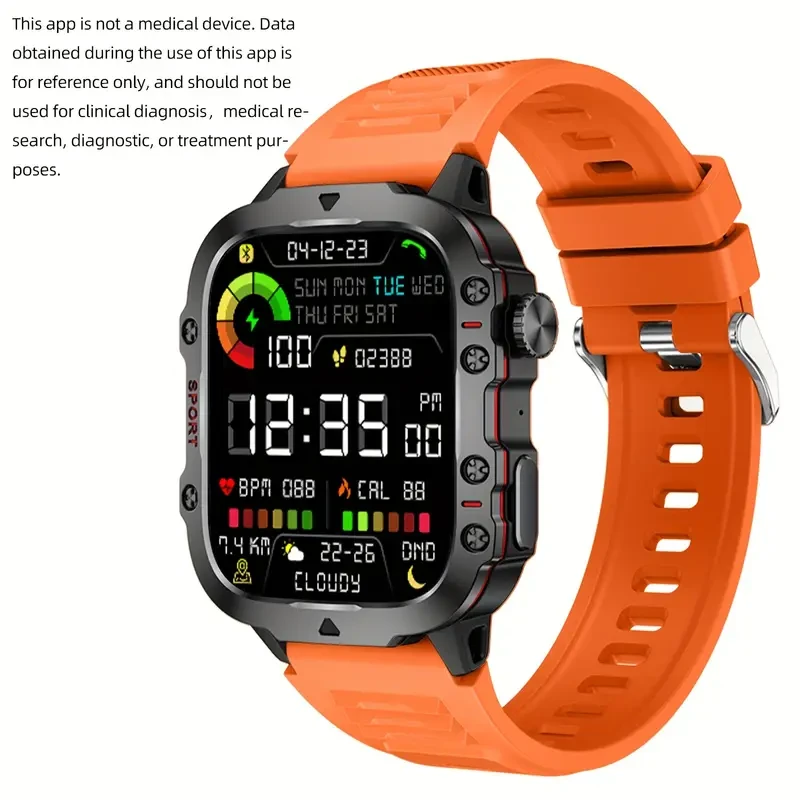 Smart Watch For Men, 4.98cm Full Touch Screen