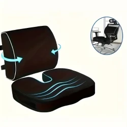 2pcs Office Chair Cushion Set