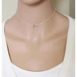 Fashion Cross Clavicle Necklace