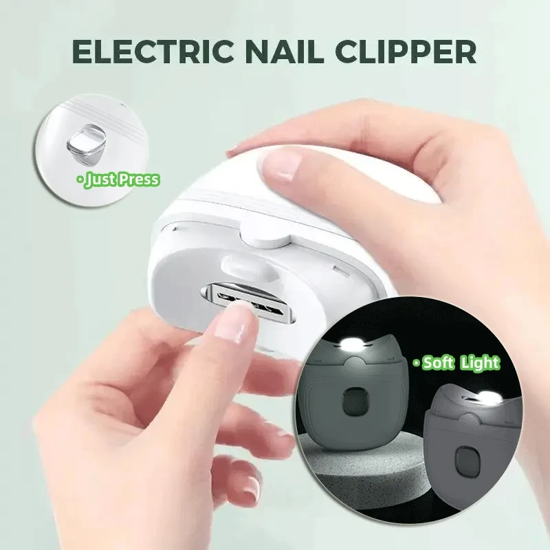 Rechargeable Mini Nail Clippers For Children Adults