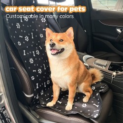 Car Waterproof Oxford Cloth Mat Front Passenger Seat Cover For Pets