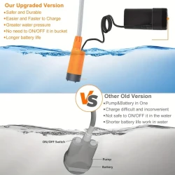 Portable Camping Shower - Outdoor Electric USB Shower with Head Nozzle