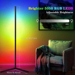 Multi-Color USB Ambient Corner Light, Bedroom Lighting, 1pc Corner Floor Lamp.
