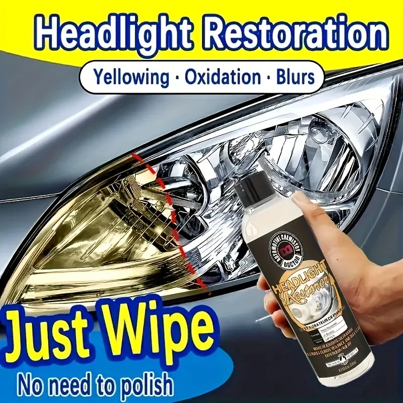 Car Headlight Restoration Fluid