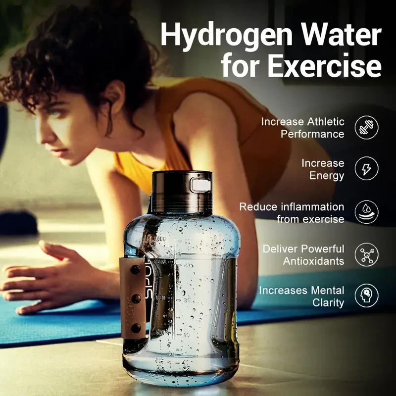 Portable Hydrogen Water Bottle - Rechargeable Hydrogen Water Ionizer