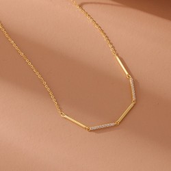Geometric Necklace Women's Sterling Silver