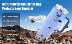 Water Bottle Carrier Bag With Simple Adjustable Strap For Outdoor Walking