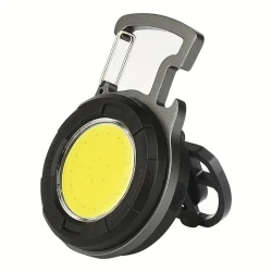 Multifunctional Mini COB Keychain Flashlight