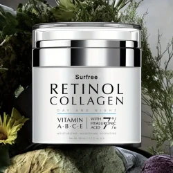 50ml Retinol Cream - Day & Night Moisturizer with Collagen and Vitamin C for Sensitive Skin