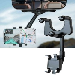 Car Rearview Mirror Swivel Navigation Bracket