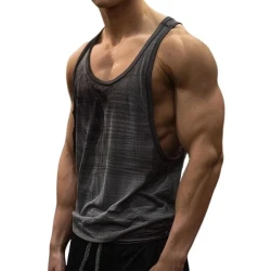 Men's Casual Outdoor Sports Round Neck Tank Top