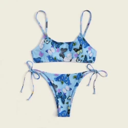 Floral Breeze Push-Up Bikini Set