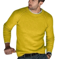 Crew Neck Knit Pullover Sweater