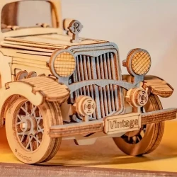 3D Puzzle DIY Wooden Car Assembly Model