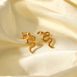 Golden Viper Luxe Studs