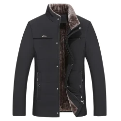 Thickened Velvet Senior Cotton Jacket For Men