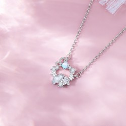 Charming Kitten Zircon Necklace