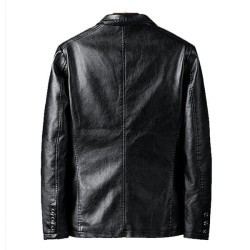 Vintage Motorcycle Leather Blazer