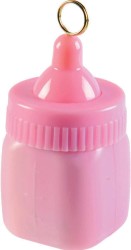 Balloon Weight Baby Bottle Pink