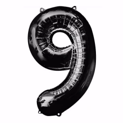 Shape Number Nine Black Helium Saver