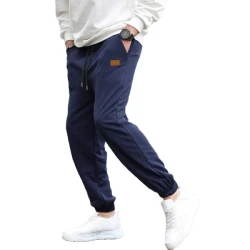 Color Casual Sports Loose Straight Pants